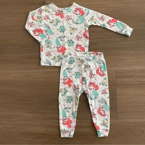 Play Condition)Baby GAP Mermaid Print Long Sleeve Pajama Set Girl’s Size 12-18M
